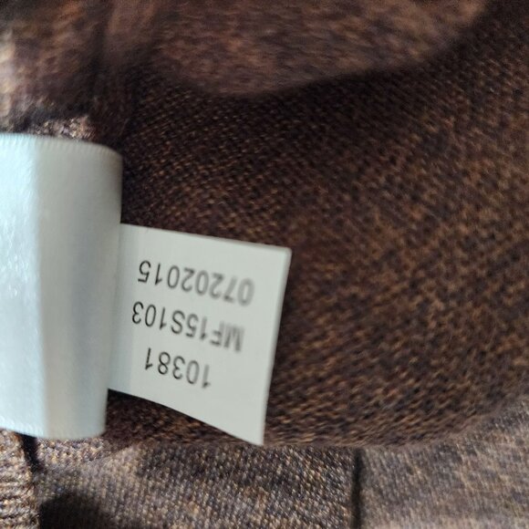 Peter Millar Mens Brown V-Neck Sweater XL Silk Cotton Cashmere Soft Luxury‎ Knit - Picture 5 of 9